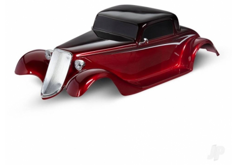Traxxas Factory Five '33 Hot Rod Coupe 1/10 RC Car Body Shell Red TRX9333R