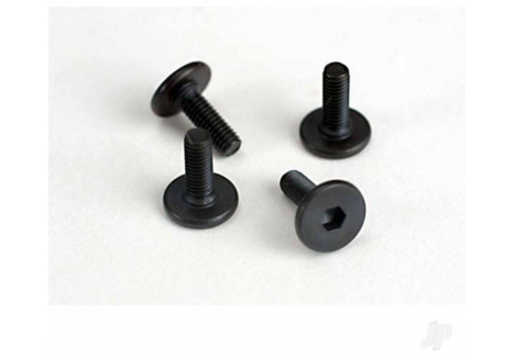 Traxxas Flat Head Machine Screws 3x10mm Hex Drive 4 Pack TRX4859