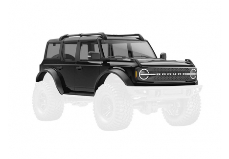Traxxas Ford Bronco 1/18 RC Rock Crawler Body Black TRX9711-BLK