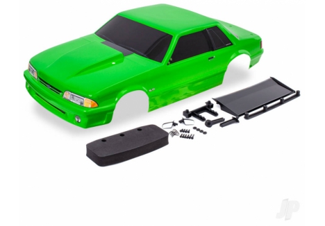 Traxxas Ford Mustang Fox Body 1/10 RC Drag Slash Green TRX9421G