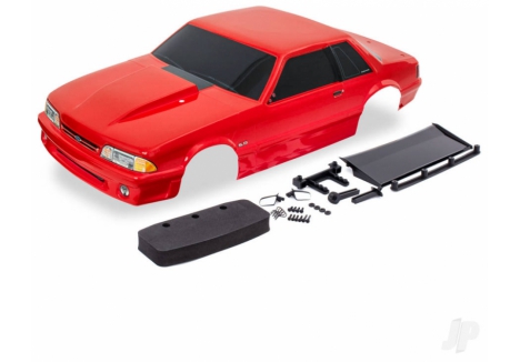 Traxxas Ford Mustang Fox Body 1/10 RC Drag Slash Red TRX9421R