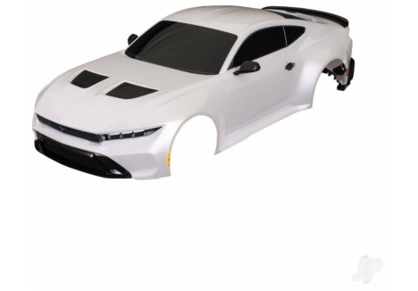Traxxas Ford Mustang RC Drift Car Body 1/10 White Complete TRX10511-WHT