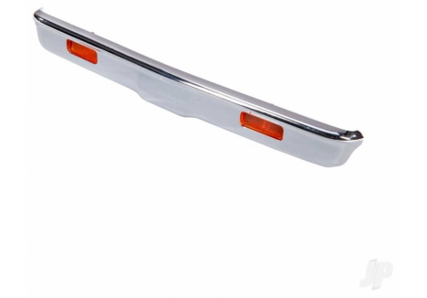 Traxxas Front Bumper Chrome with Integrated Lenses for TRX-4 RC Crawler TRX9126