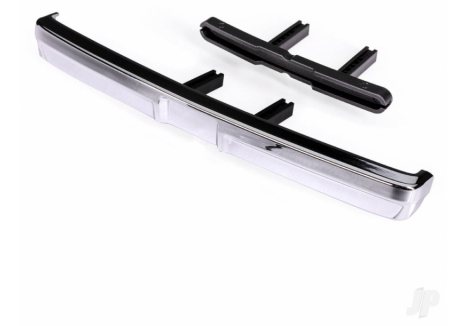 Traxxas Front Bumper Chrome with Mount and Fasteners for TRX-4 TRX8069X