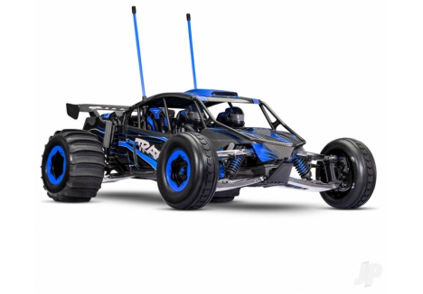 Traxxas Funco Motorsports 1/5 8S 2WD Brushless RC Sand Car Blue TRX109076-4-BLUE