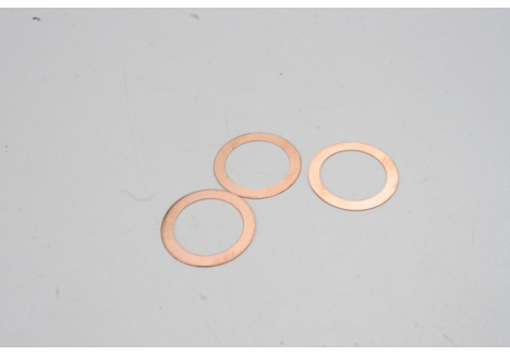 Traxxas Gaskets, cooling head: 0.20, 0.30, 0.40mm (1 each) (0.30mm stock) (TRX 3.3) TRX5292