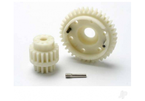 Traxxas Gear Set, 2-speed wide ratio (2nd speed gear 38T, 13T-18T input gears, hardware) TRX5384