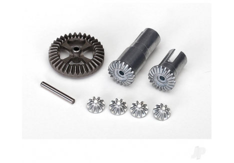 Traxxas Gear Set, Differential, metal (output gears (2 pcs) / spider gears (4 pcs) / ring 35T (1pc) / 2x14.8mm pin (1pc)) TRX7579X