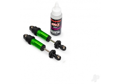 Traxxas GT-Maxx Front Shocks Aluminium Green Pair TRX10961-GRN