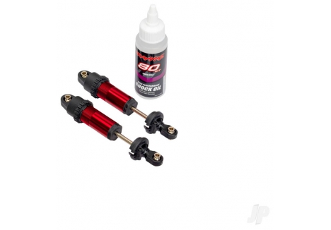 Traxxas GT-Maxx Front Shocks Aluminium Red Pair TRX10961-RED