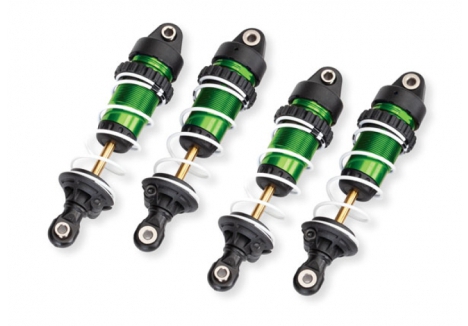 Traxxas GTR Long Shocks 1/10 Green Anodised RC Suspension Set TRX10765-GRN