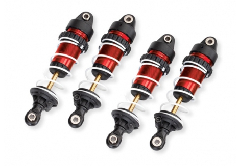 Traxxas GTR Long Shocks 1/10 Red Anodised RC Suspension Set TRX10765-RED