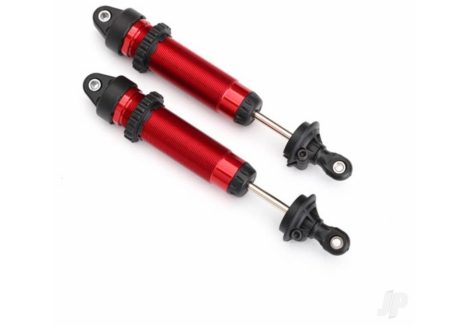 Traxxas GTR Shocks 134mm Front Threaded Red Aluminium Pair TRX8450R