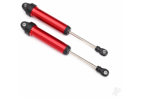 Traxxas GTR Shocks 134mm Red Aluminium Front Pair RC TRX8451R