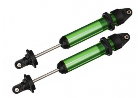Traxxas GTX Aluminium RC Shocks Pair Green-anodised TRX7761G