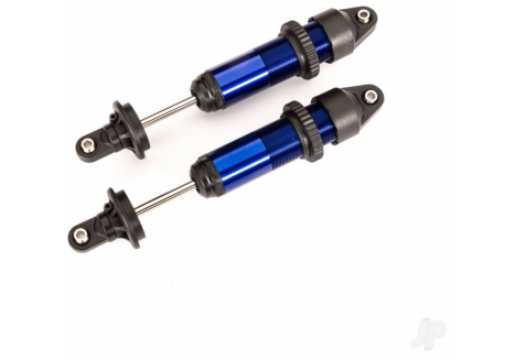 Traxxas GTX Medium Aluminium RC Shocks Pair Blue TRX7861