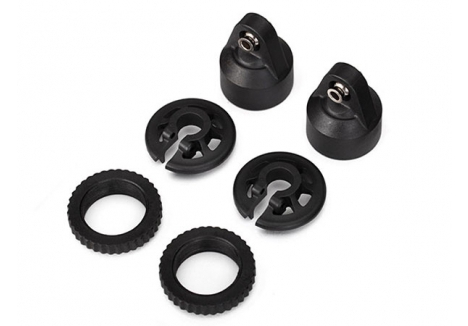 Traxxas GTX Shock Caps Spring Perch Adjusters Pair TRX7764