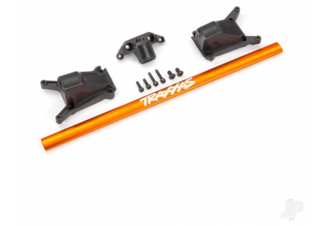 Traxxas HD Chassis Brace Orange Aluminium for Rustler 4X4 TRX6730A