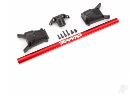 Traxxas HD Chassis Brace Red Extruded Aluminium for Slash 4X4 Rustler 4X4 TRX6730R