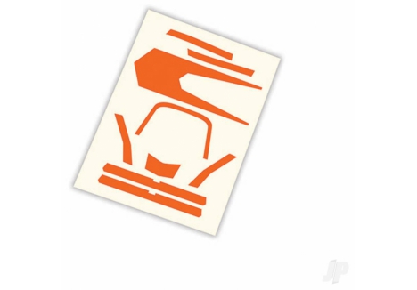 Traxxas High Visibility Orange Decals for RC Cars TRX7982