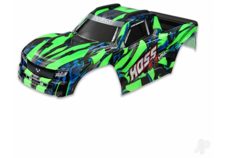 Traxxas Hoss 4x4 VXL 1/10 RC Monster Truck Body Green TRX9011G