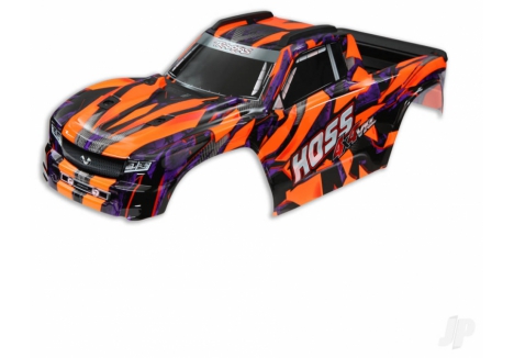 Traxxas Hoss 4x4 VXL 1/10 RC Monster Truck Body Orange TRX9011A
