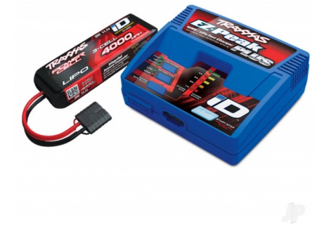 Traxxas iD Completer Pack EZ-Peak Plus Charger LiPo 3S 4000mAh TRX2994T