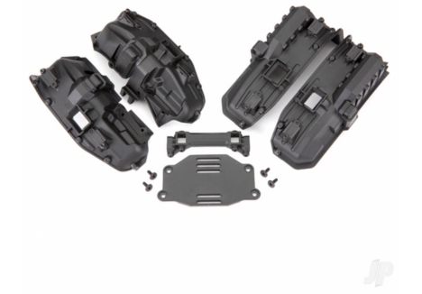 Traxxas Inner Fenders Narrow Front Rear Rock Light Covers TRX-4 Bronco TRX8080X