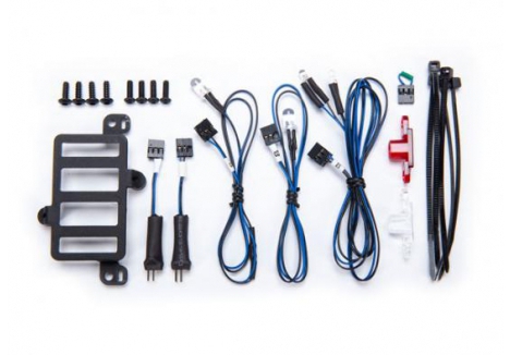 Traxxas Installation kit, Pro Scale Advanced Lighting Control System, TRX-4 Mercedes-Benz G 500 & G 63 (includes mount, rear bumper lens, turn signal, reverse light & fog light harnesses, hardware) TRX8893
