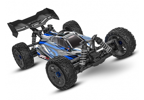 Traxxas Jato 4X4 BL-2S 1:8 4WD RTR Racing Buggy, Blue (+ TQ 2-ch, BL-2S, 3300kV, Clipless Body) TRX90154-4-BLUE