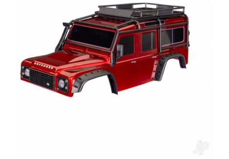 Traxxas Land Rover Defender 1/10 RC Body Red TRX8050-RED