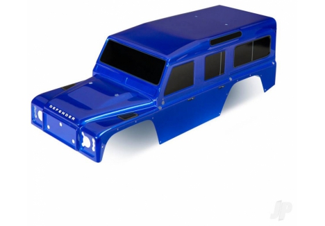 Traxxas Land Rover Defender RC Body Shell Blue Painted TRX8011T
