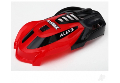 Traxxas LaTrax Alias Replacement Canopy Red with Self-Tapping Screws TRX6611