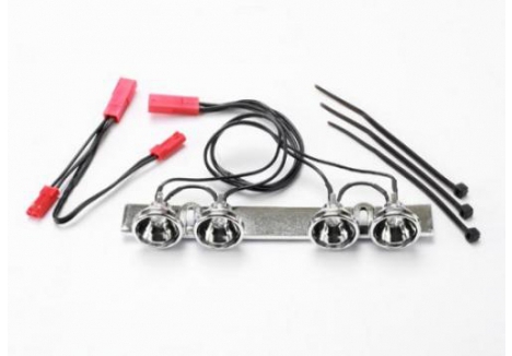 Traxxas LED Light Bar Chrome With 4 Clear Lights TRX5684