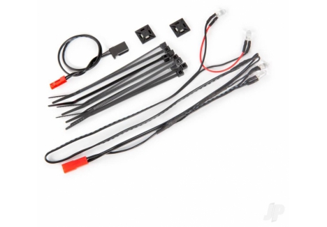 Traxxas LED light harness / power harness / zip ties (9) / mounts (2) (fits #9333 or 9335 body) TRX9385