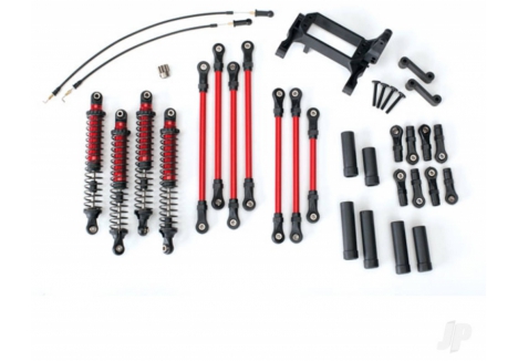 Traxxas Long Arm Lift Kit 1/10 TRX-4 Suspension Red TRX8140R