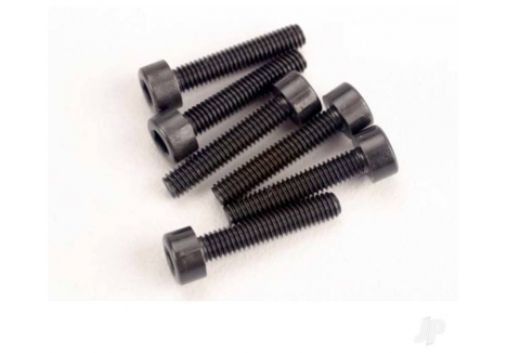 Traxxas M3x15mm Cap-Head Machine Screws with Hex Drive Pack of 6 TRX2586