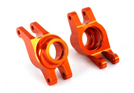 Traxxas Maxx Rear Stub Axle Carriers (Anodized Aluminium 6061-T6) - Orange TRX8952A