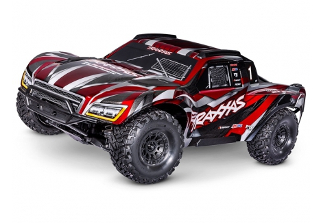 Traxxas Maxx Slash 1:8 4WD RTR Short Course Truck, Red (+ TQi 2-ch, VXL-6S, Velineon 2000kV, TSM) TRX102076-4-RED