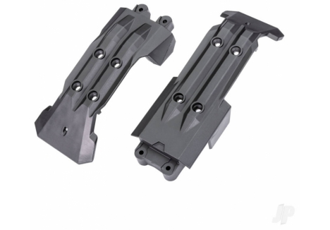 Traxxas Maxx Slash 1/8 4WD Short Course Truck Front Rear Skid Plates TRX10244