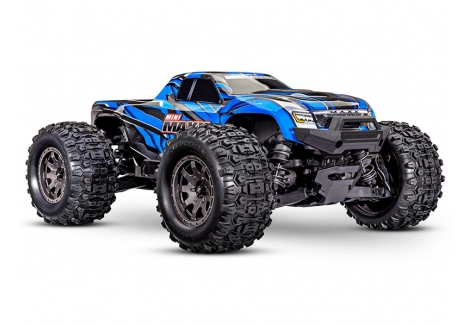 Traxxas Mini Maxx BL-2S 4WD RTR Monster Truck, Blue (+ TQi 2-ch, BL-2s, 2S LiPo, USB-C Charger, Clipless Body) TRX107154-1-BLUE
