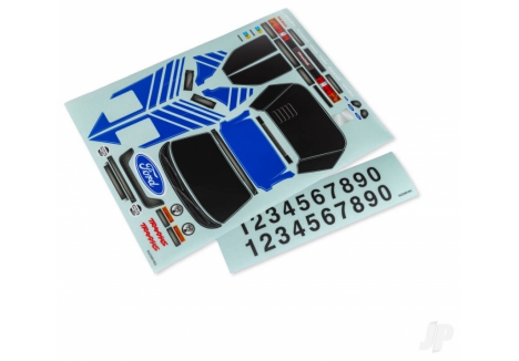 Traxxas Mini Rally VXL Ford RS200 Decal Sheet Blue TRX10816-BLUE