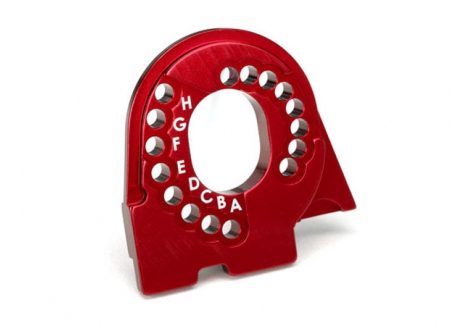 Traxxas Motor Mount Plate 6061-T6 Aluminium Red TRX8290R
