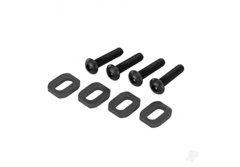 Traxxas Motor Mount Washers Steel 4pcs TRX7759-BLK