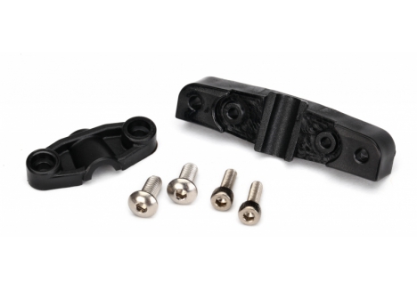 Traxxas Mount, stuffing tube (upper & lower) / 4x10mm BCS (stainless) (2 pcs) / 3x10mm CS (stainless) (2 pcs) TRX5778