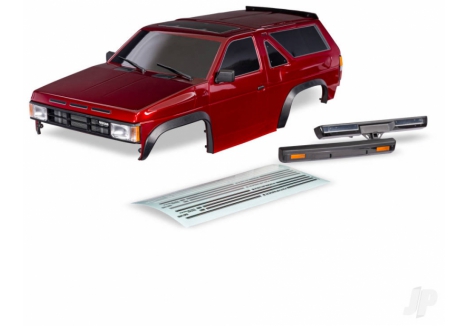 Traxxas Nissan Pathfinder 1988 Complete RC Body Red TRX-4 TRX11011-RED