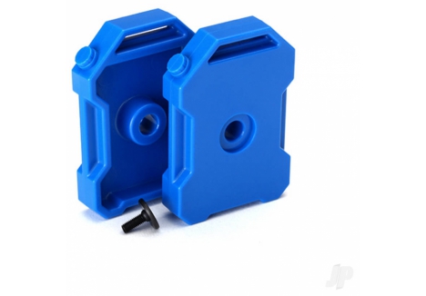 Traxxas Nitro Fuel Canisters Blue 2 Pack with 3x8 FCS TRX8022R