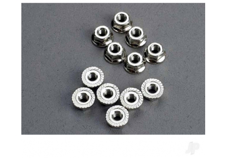Traxxas Nuts 3mm Flanged 12 Pack RC Car Spare Parts TRX2744