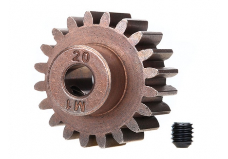 Traxxas Pinion Gear 20t Mod 1 Pitch 5mm TRX6494X Compatible with Steel Spur Gears