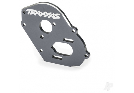 Traxxas Plate, motor, 6061-T6 aluminium (Grey-anodised) (4mm thick)/ 3x10mm CS with split and flat washer (2) TRX9490T